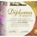 Diplomă de apreciere pentru participarea la Cenaclul “Destine literare”, întâlnirea 70
